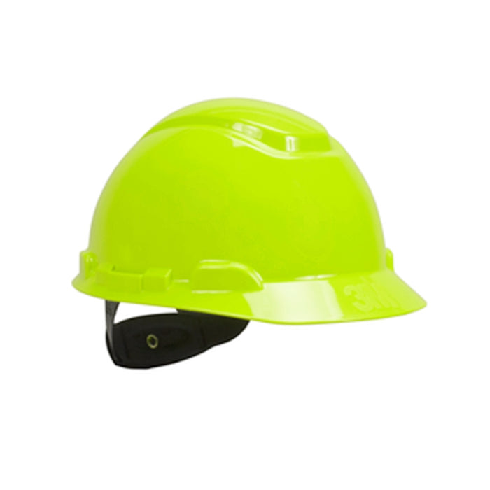 3M 4-Point Ratchet Hard Hat - Hi-Viz Yellow