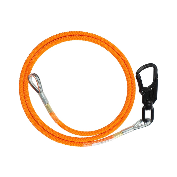Steel Core Lanyard-Aluminum Swivel Snap