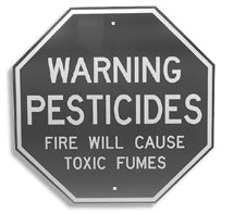Pesticide Storage Sign